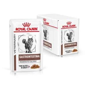 Royal Canin Gastrointestinal Moderate Calorie Cat Food in Gravy 48x85g Pouches