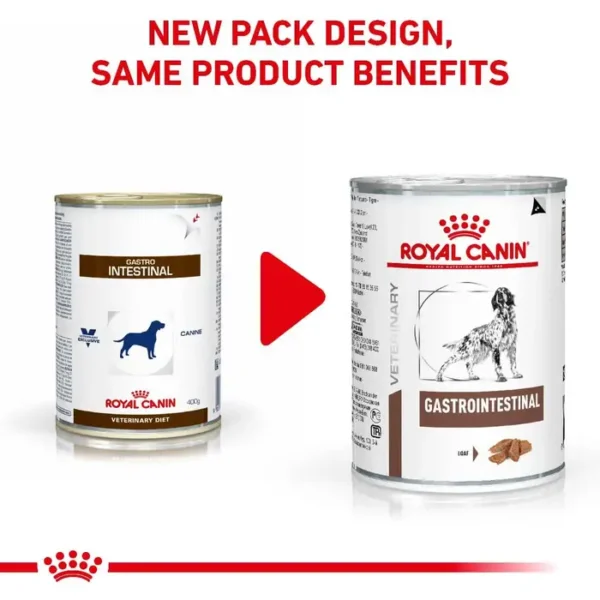 Royal Canin Veterinary Gastrointestinal - Wet Dog Food Loaf 12x400g Cans - Image 3