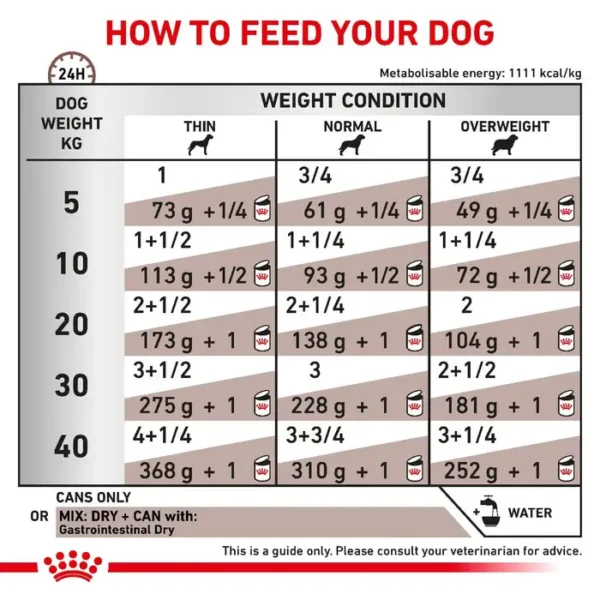 Royal Canin Veterinary Gastrointestinal - Wet Dog Food Loaf 12x400g Cans - Image 5
