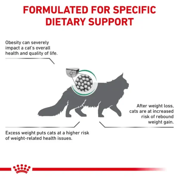 Royal Canin Veterinary Diet Satiety Weight Management Dry Cat Food (1.5kg , 3.5kg , 6kg) - Image 4