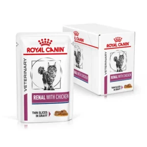 Royal Canin Renal Cat Food - Chicken in Gravy 48x85g Pouches