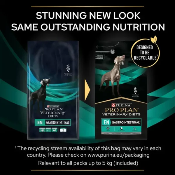 Purina Pro Plan Veterinary Diets EN Gastrointestinal Puppy & Adult Dog - Dry Food 1.5kg , 5kg , 12kg - Image 2