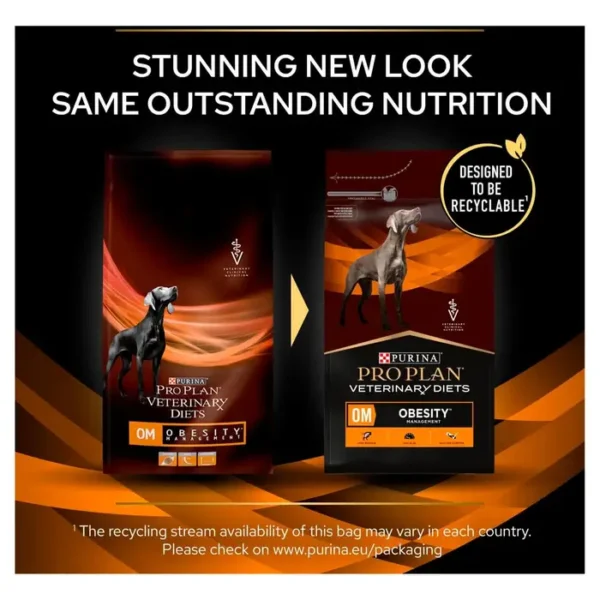 Purina Pro Plan Veterinary Diets OM Obesity Management - Dry Dog Food 3kg , 12kg - Image 2