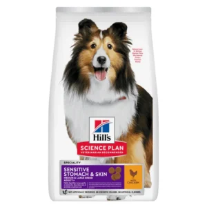 Hill's Science Plan Adult 1+ Sensitive Stomach & Skin Medium Dog Chicken 2.5kg , 14kg