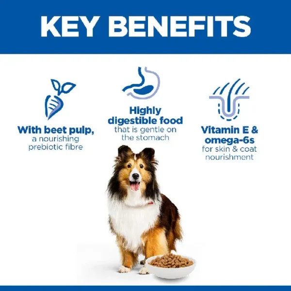 Hill's Science Plan Adult 1+ Sensitive Stomach & Skin Medium Dog Chicken 2.5kg , 14kg - Image 4
