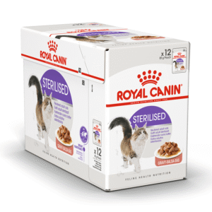 Royal Canin Sterilised Adult Wet Cat Food (in Gravy) 12x85g Pouches