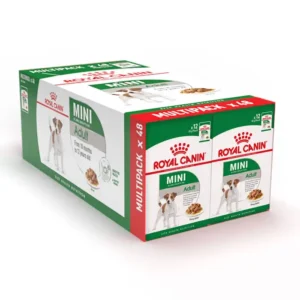 Royal Canin Mini Adult Wet Dog Food in Gravy Multipack 48x85g Pouches