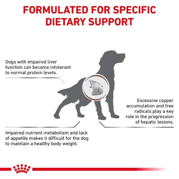 Royal Canin Hepatic Dry Dog Food 1.5kg , 7kg , 12kg - Image 5