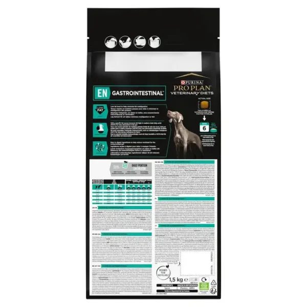 Purina Pro Plan Veterinary Diets EN Gastrointestinal Puppy & Adult Dog - Dry Food 1.5kg , 5kg , 12kg - Image 4