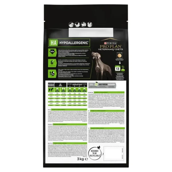 Purina Pro Plan Veterinary Diets HA Hypoallergenic Dry Dog Food 3kg , 11kg - Image 3