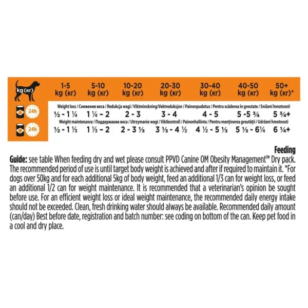 Purina Pro Plan Veterinary Diets OM Obesity - Wet Dog Food 12x400g Mousse - Image 4
