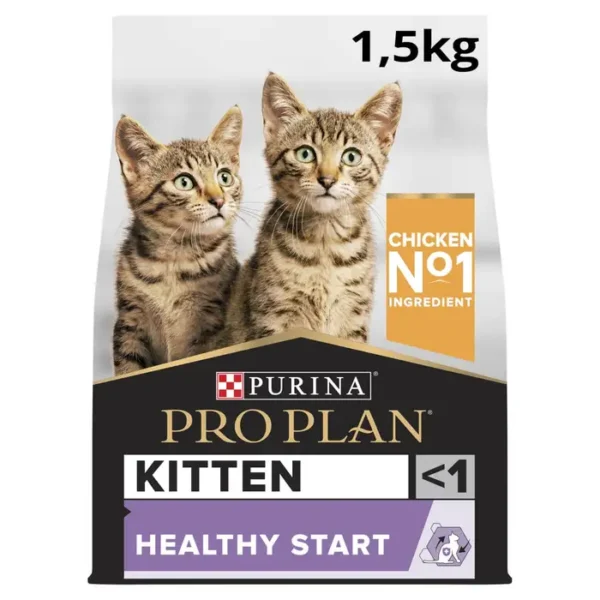 Purina Pro Plan Healthy Start Kitten - Dry Food with Chicken 1.5kg , 3kg - Image 4