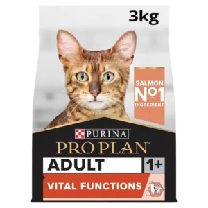 Purina Pro Plan Vital Functions Adult Cat - Dry Food with Salmon 3kg