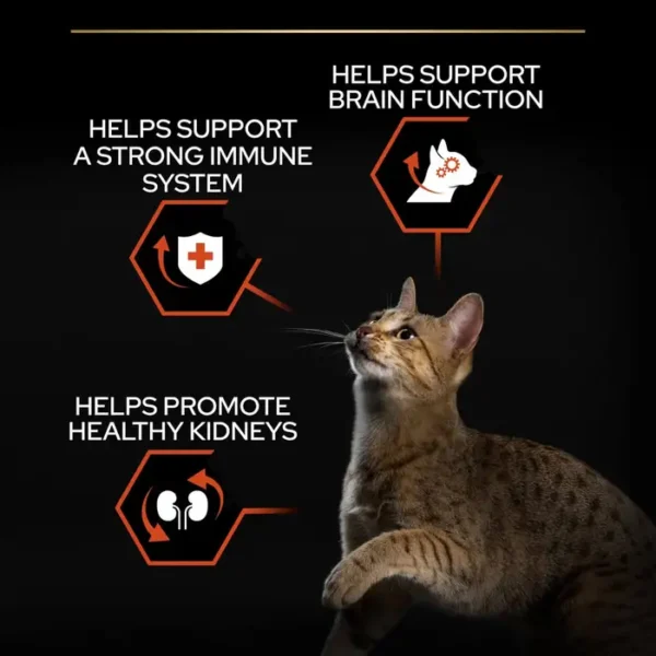 Purina Pro Plan Vital Functions Adult Cat - Dry Food with Salmon 3kg - Image 3